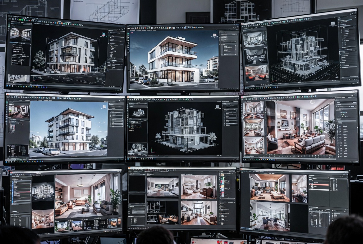 Best Software used in architectural visualization for 3D rendering, BIM modeling, and realistic architectural presentations