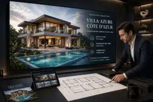 3D Rendering for Luxury Property Marketing showcasing a photorealistic luxury property