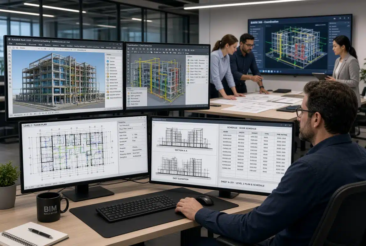 Benefits of Revit BIM Modeling Services for accurate 3D building design and project coordination