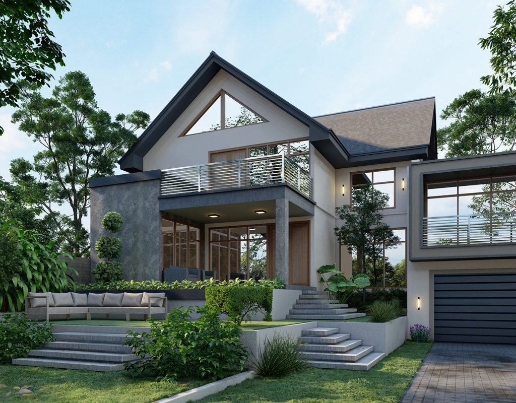 Residential Exterior Rendering - Envision