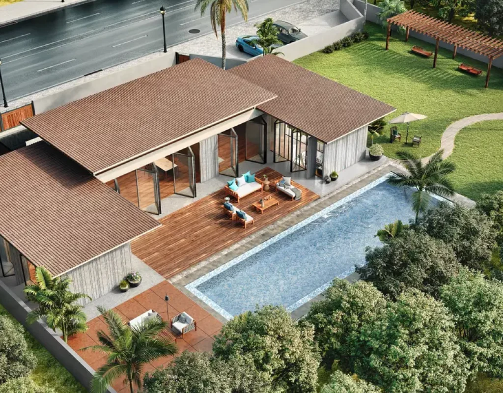 Exterior Vila Rendering Exterior Vila Rendering